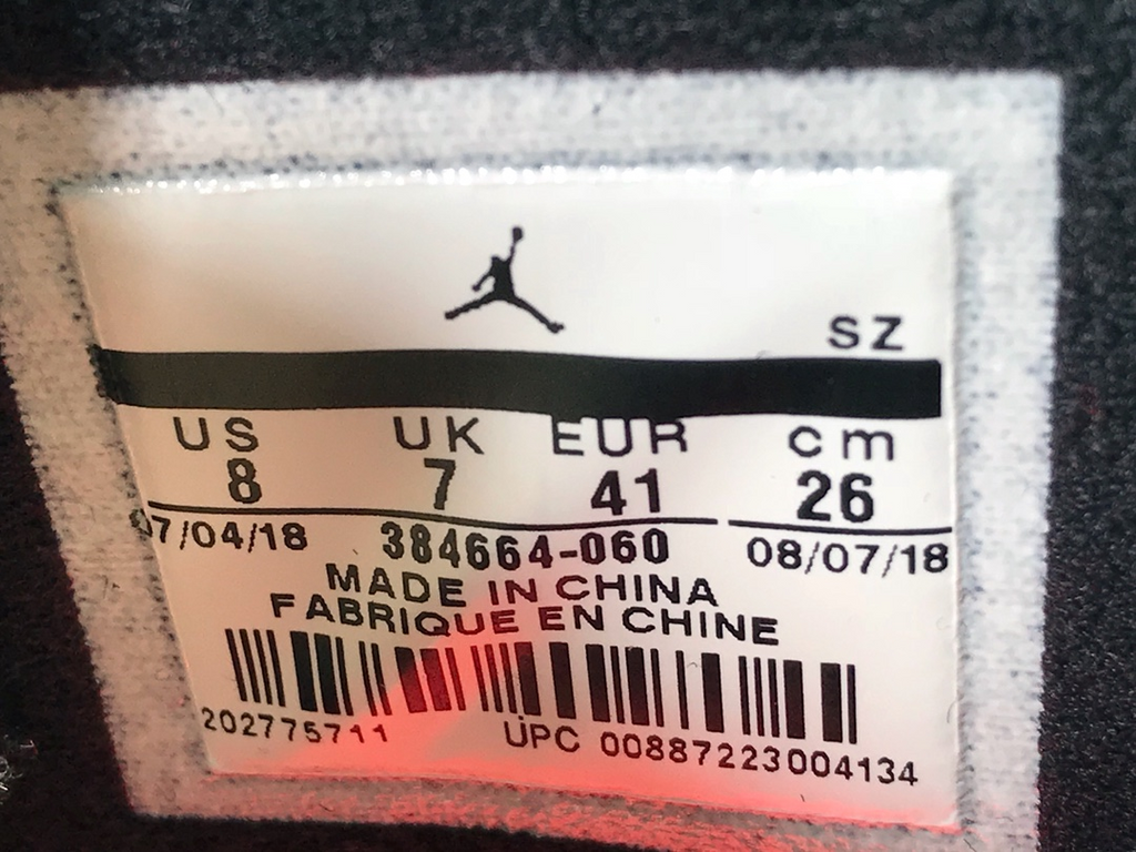 Air Jordan 6 "Black Infrared" 2019