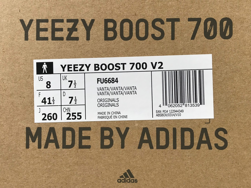 Adidas Yeezy 700 V2 “Vanta”