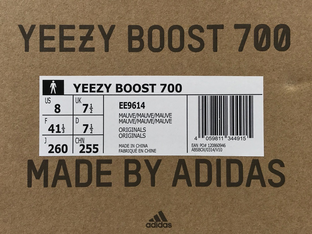 Adidas Yeezy 700 MAUVE