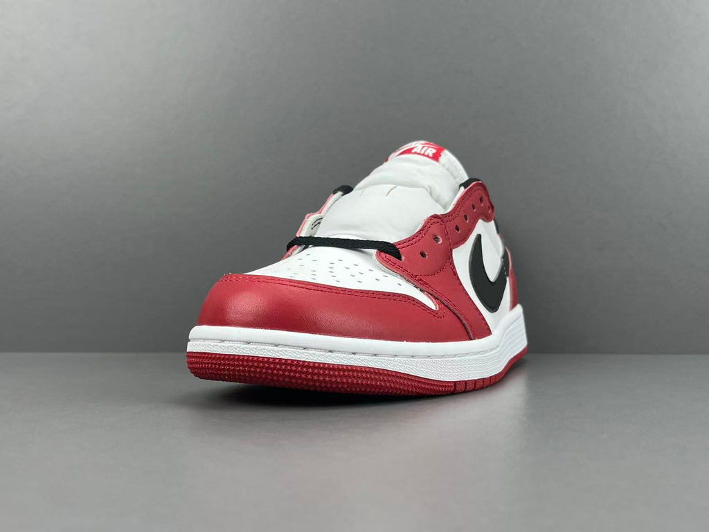 Air Jordan 1 Low OG "Black Muslin Varsity Red"
