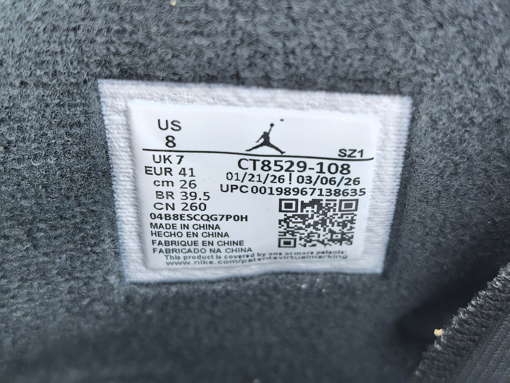 Jordan Air Jordan 6 Retro Oreo