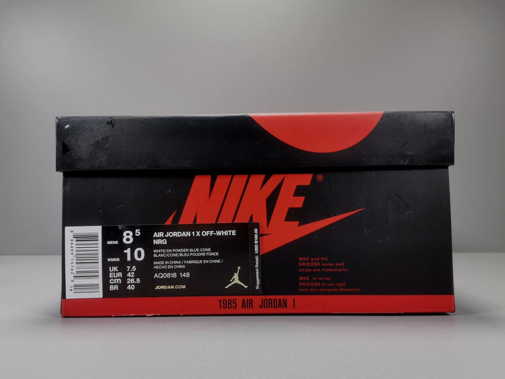 Air Jordan 1  Off White AJ1  UNC