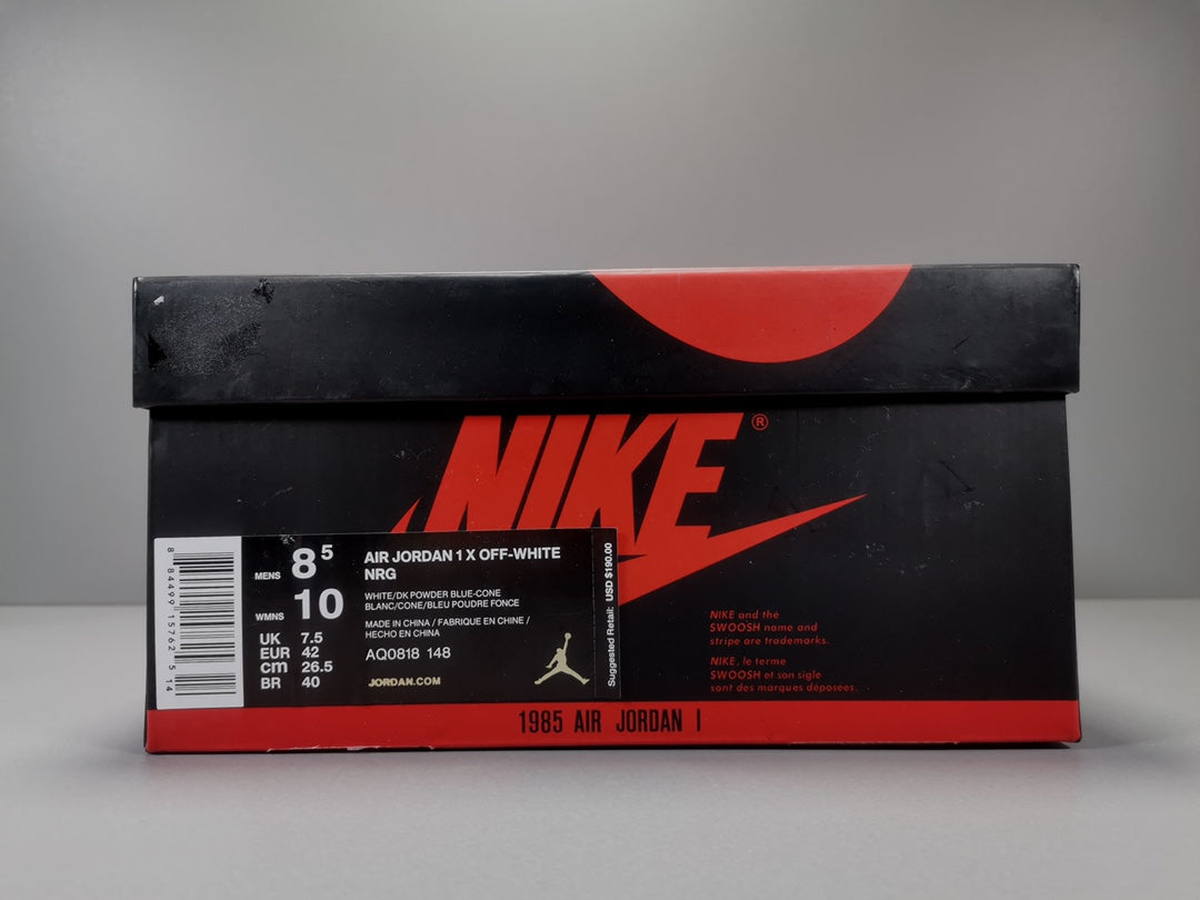 Air Jordan 1  Off White AJ1  UNC