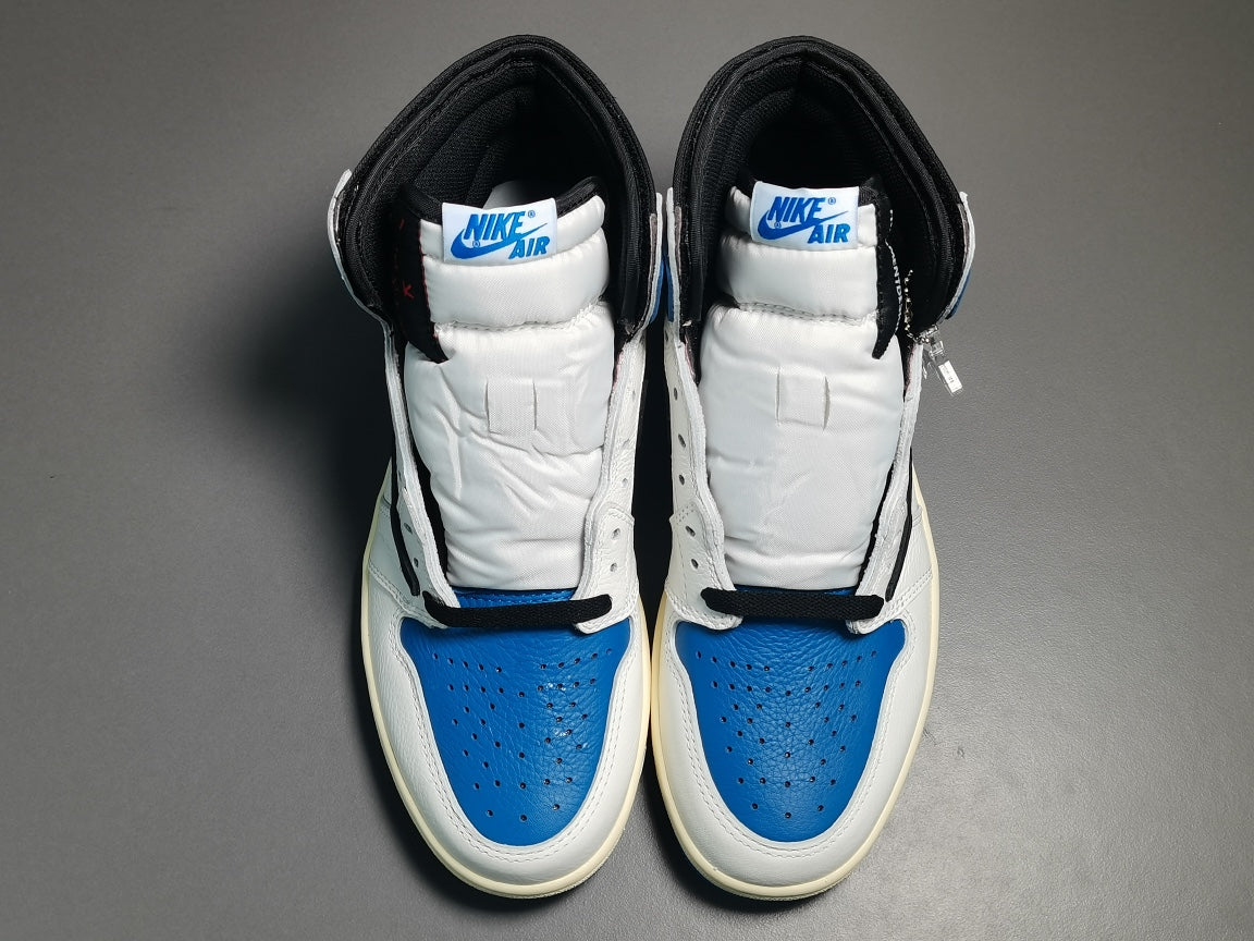 Air Jordan 1 OG SP Military Blue x Fragment x Travis ＂