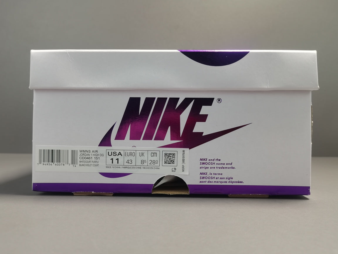 Air Jordan 1  Retro High OG ＂Court Purple＂