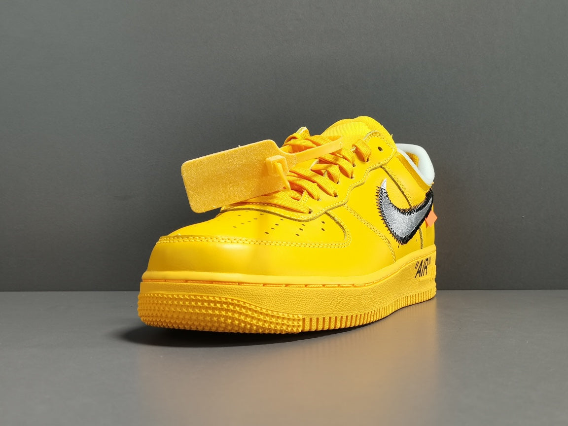 Off-White X Nike Air Force 1 LOW X＂University Gold＂