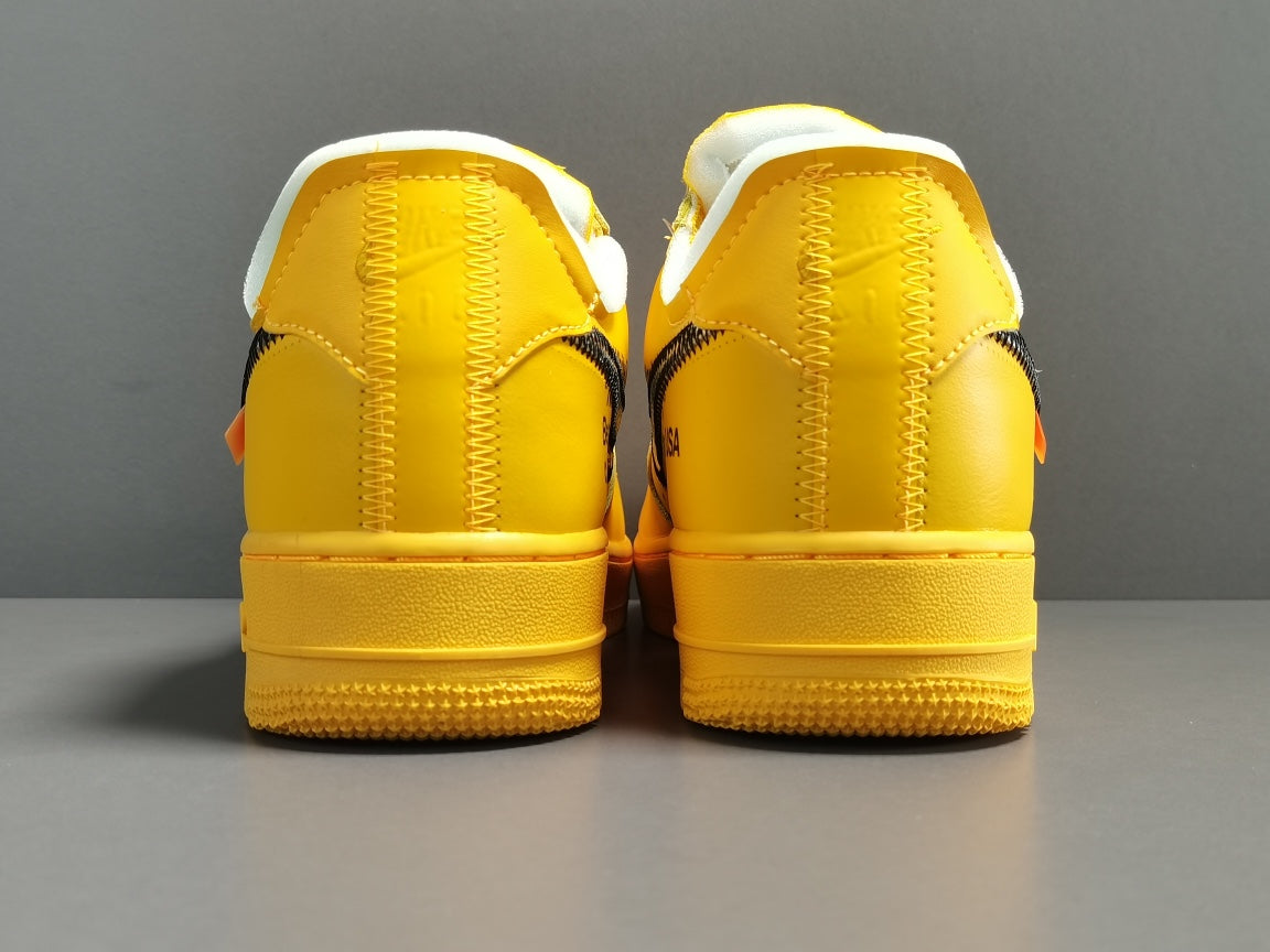 Off-White X Nike Air Force 1 LOW X＂University Gold＂