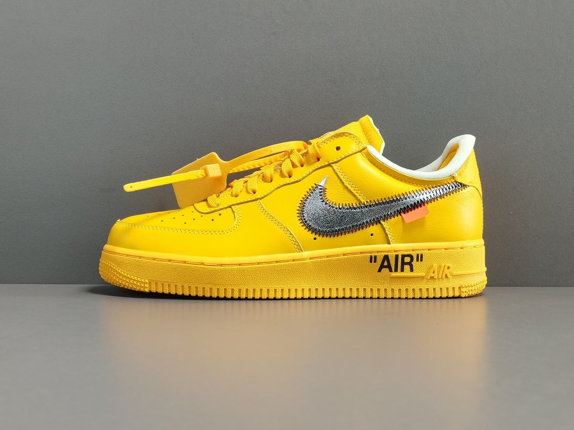 Off-White X Nike Air Force 1 LOW X＂University Gold＂
