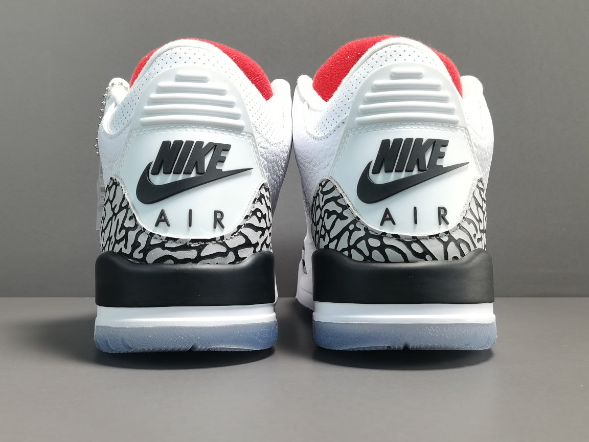 Air Jordan 3  Retro Line White Cement （2018）