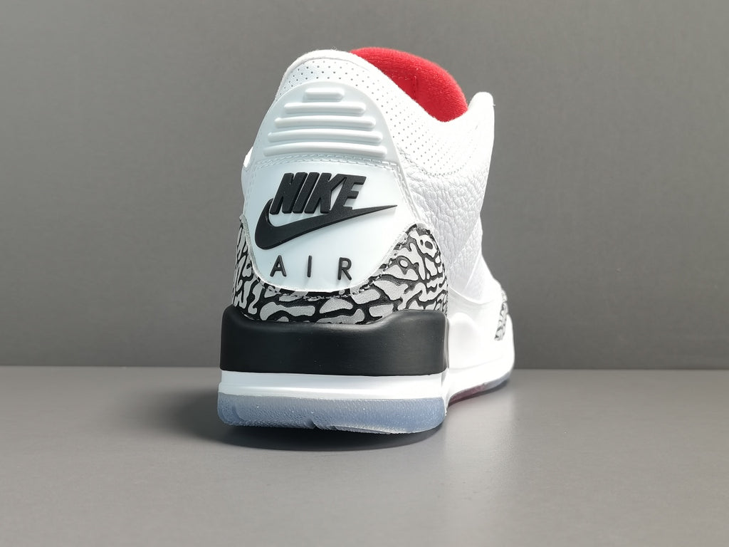 Air Jordan 3  Retro Line White Cement （2018）