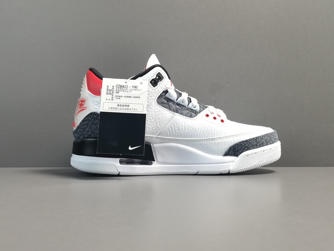 Air Jordan 3 SE-T JP    Denim Fire Red