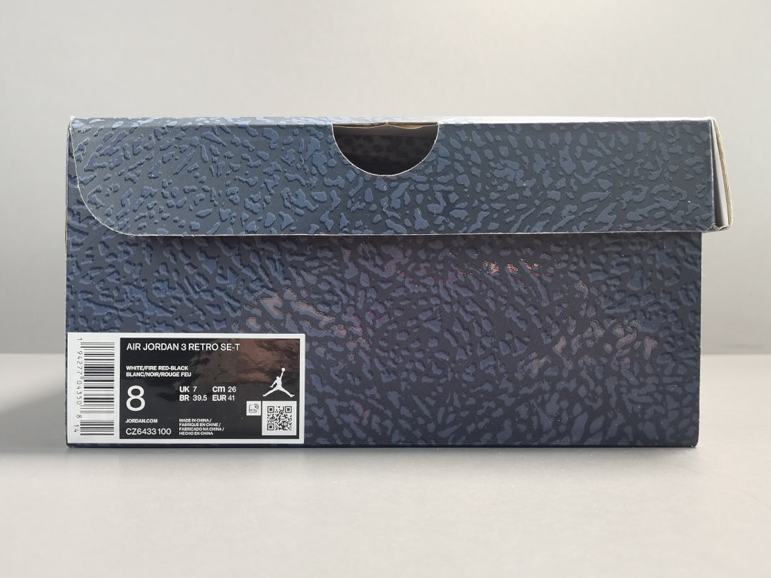 Air Jordan 3 SE-T JP    Denim Fire Red