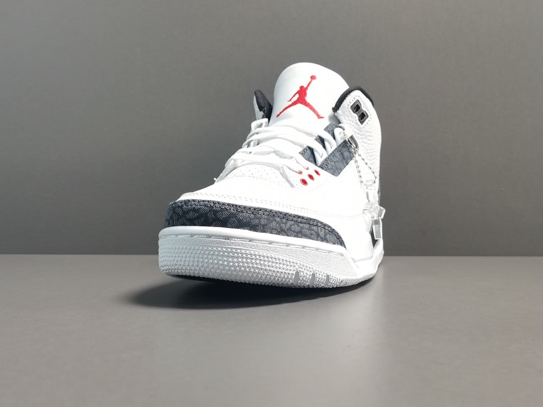 Air Jordan 3 SE-T JP    Denim Fire Red