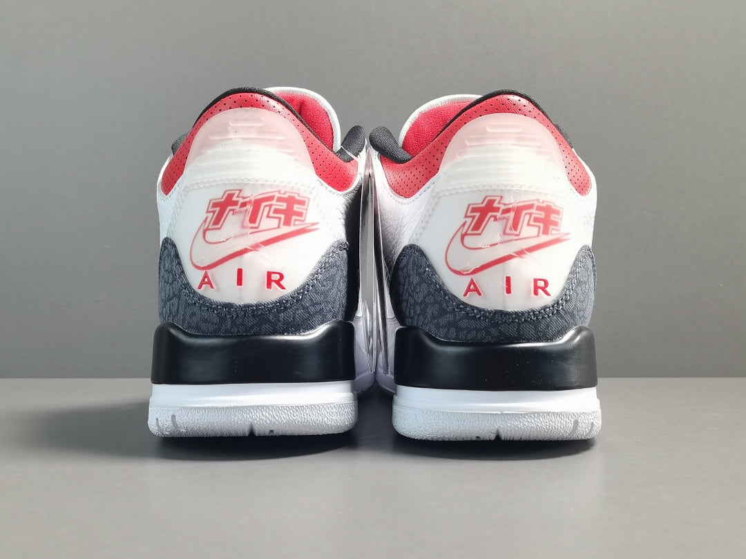 Air Jordan 3 SE-T JP    Denim Fire Red