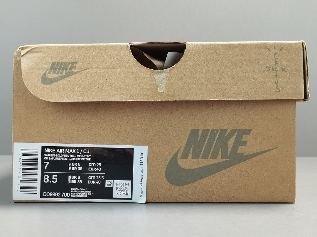 Travis Scott X Nike Air Max 1 ＂Saturn Gold＂