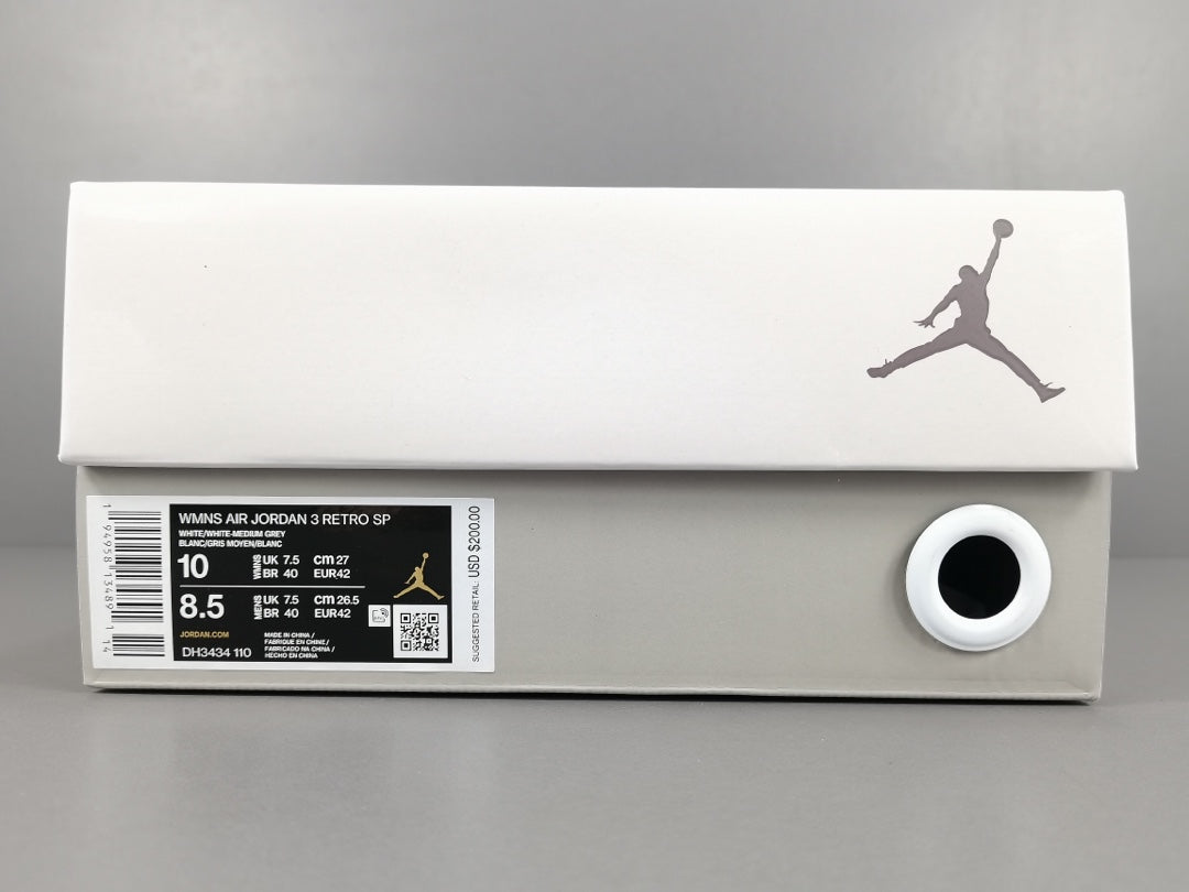 A Ma Maniere x Air Jordan 3 Retro SP ＂Medium Grey＂