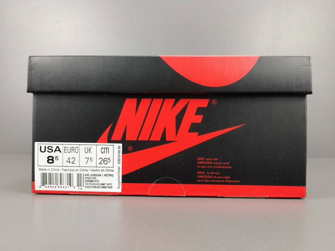 Air Jordan 1  Retro High  Bred Toe