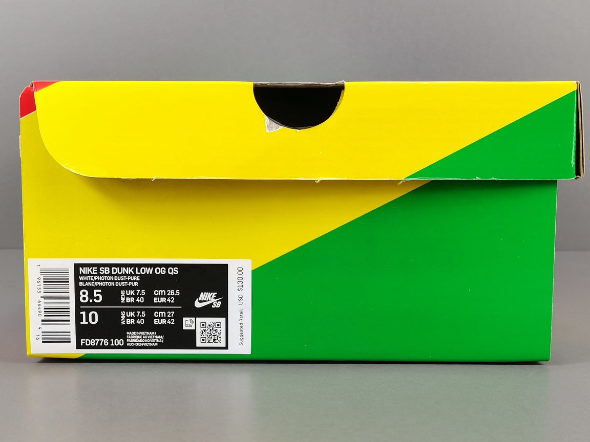 Concepts x NK SB Dunk Low  ＂White ＂