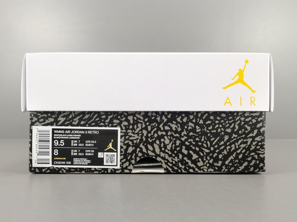 Jordan Air Jordan 3 retro "laser orange ＂