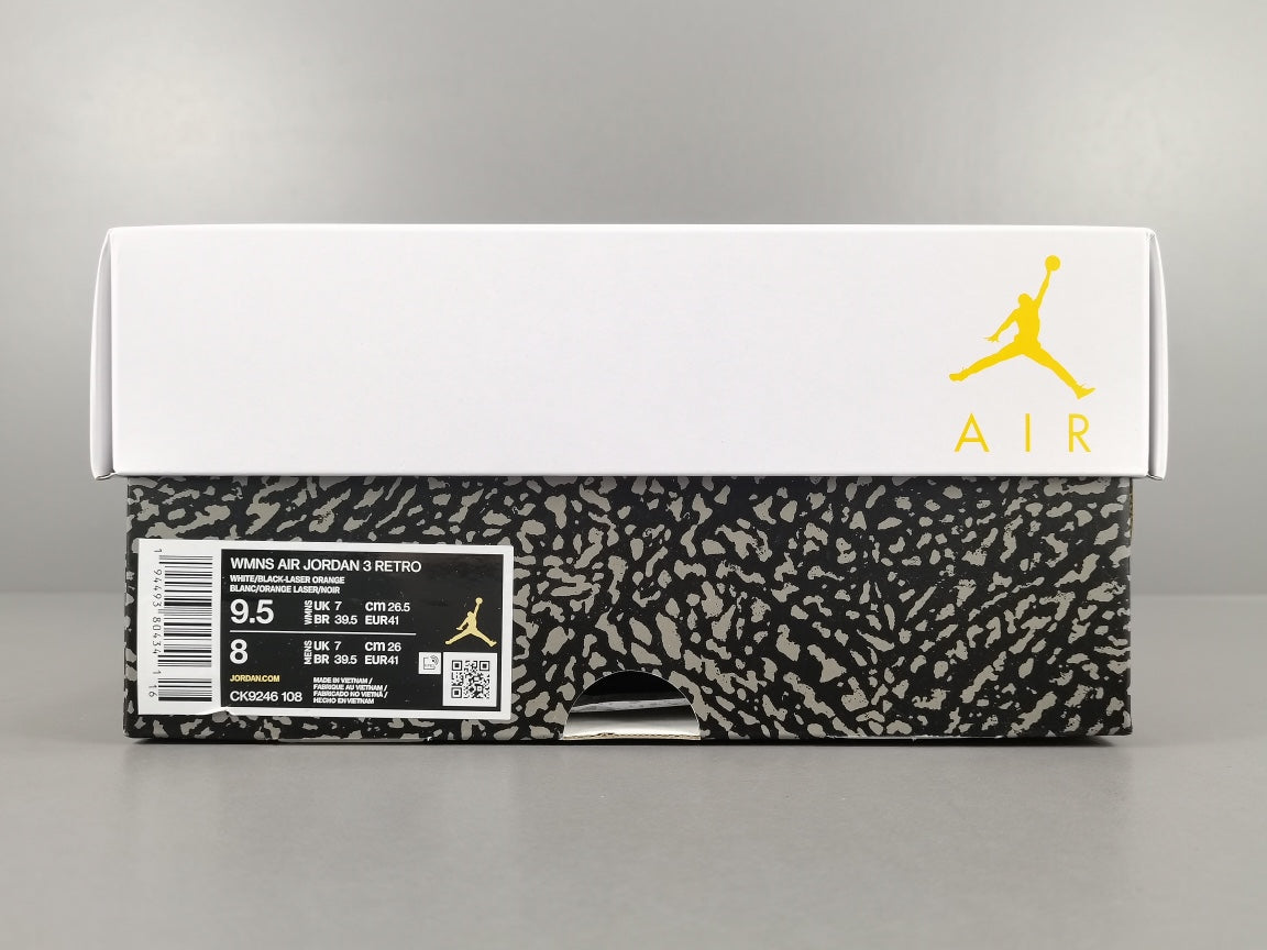 Jordan Air Jordan 3 retro "laser orange ＂