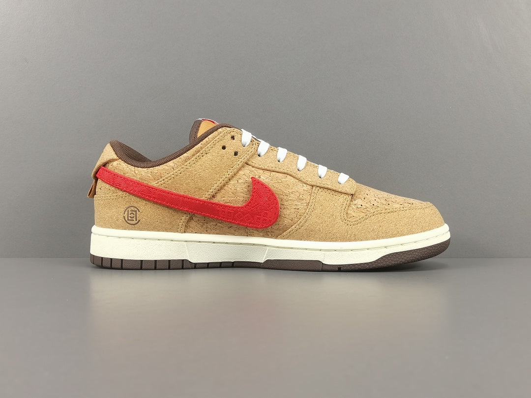 CLOT x NIKE DUNK LOW  SP CN GCEL ＂Cork ＂