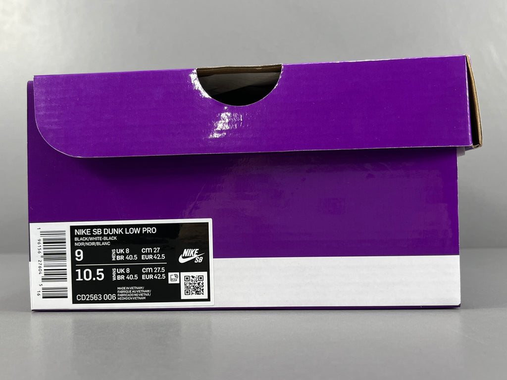 Nike DUNK SB Low  pro iso "black gum "
