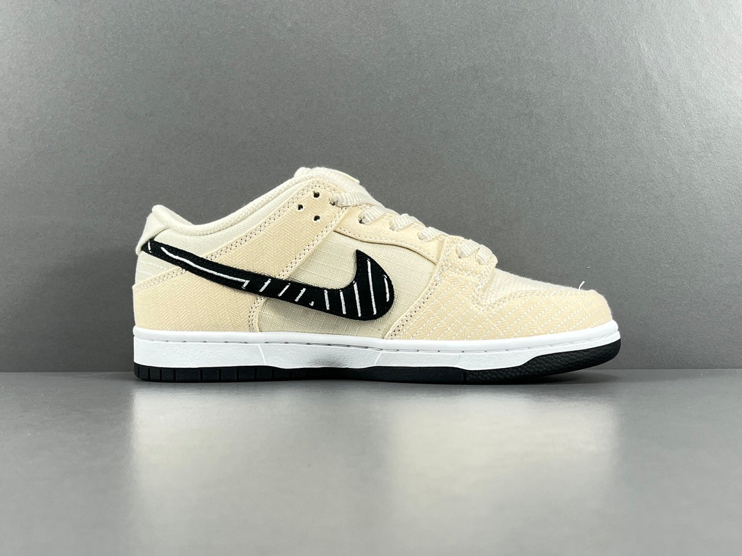Albino & Preto X  Nike  SB Dunk Low Pro "Pearl White ＂