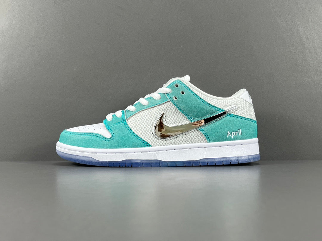 APRIL SKATEBOARDS x Nike Dunk SB "White and Multi-Color"