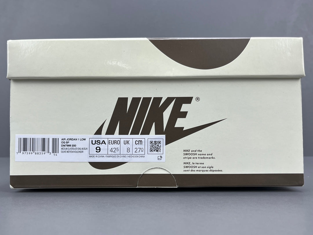 Travis Scott x Jordan Air Jordan 1 Low OG "Medium Olive"