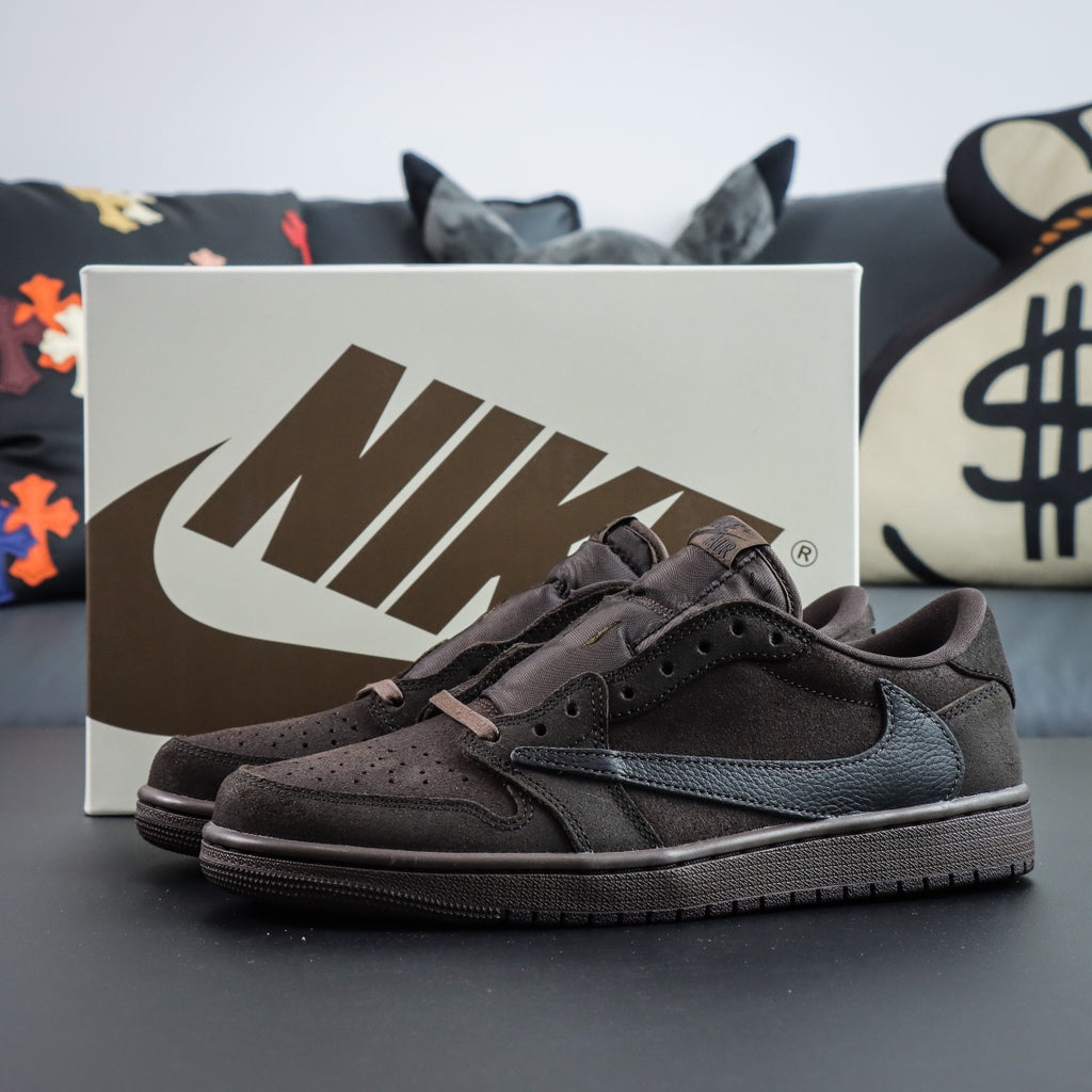 Travis Scott x Air Jordan 1 Low  "Velvet Brown"