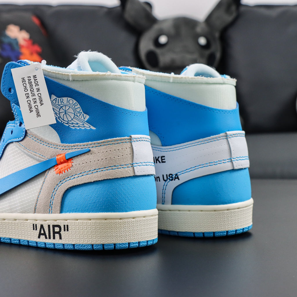 OFF-WHITE x Air Jordan 1 Retro High OG "UNC"
