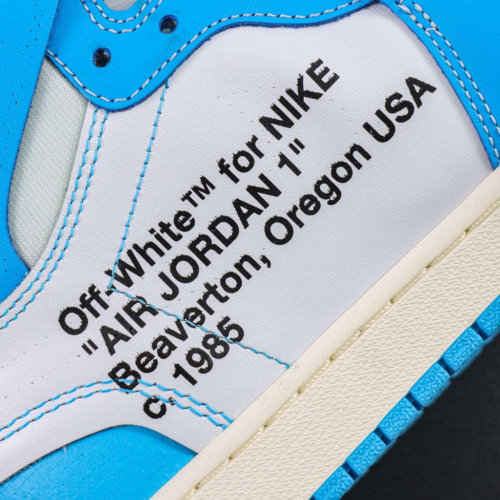 OFF-WHITE x Air Jordan 1 Retro High OG "UNC"