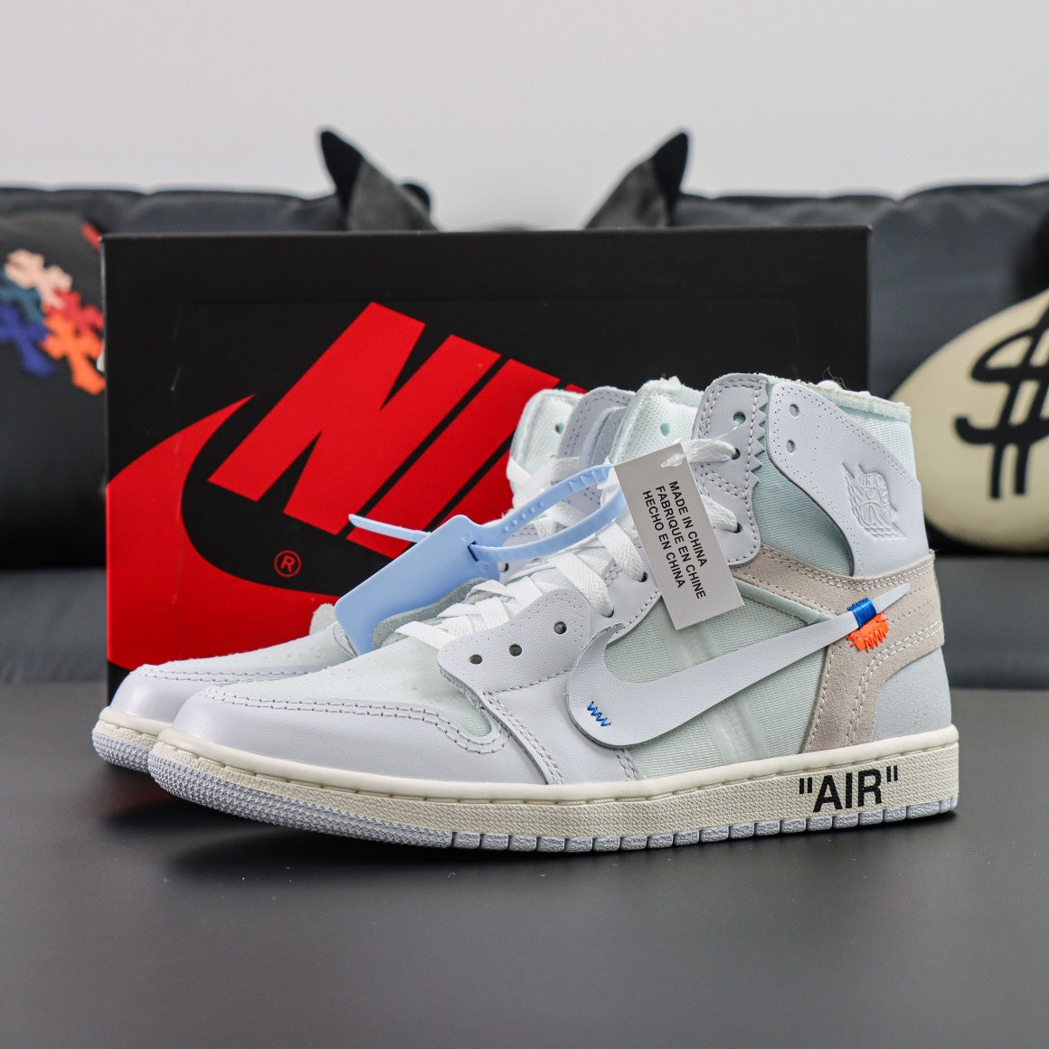 OFF-WHITE x Air Jordan 1 Retro High White the ten