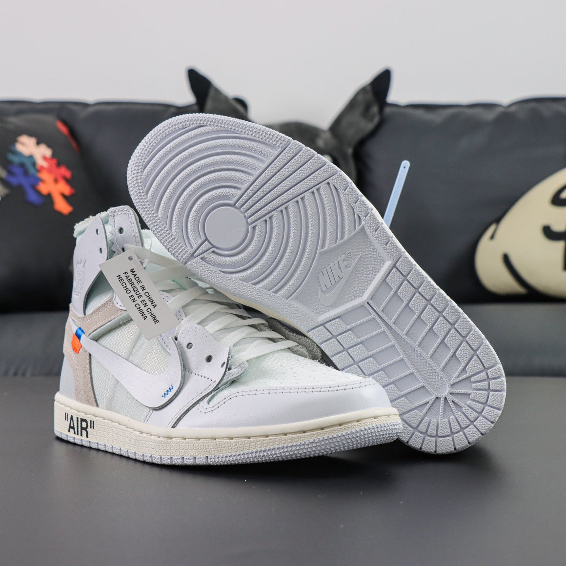 OFF-WHITE x Air Jordan 1 Retro High White the ten