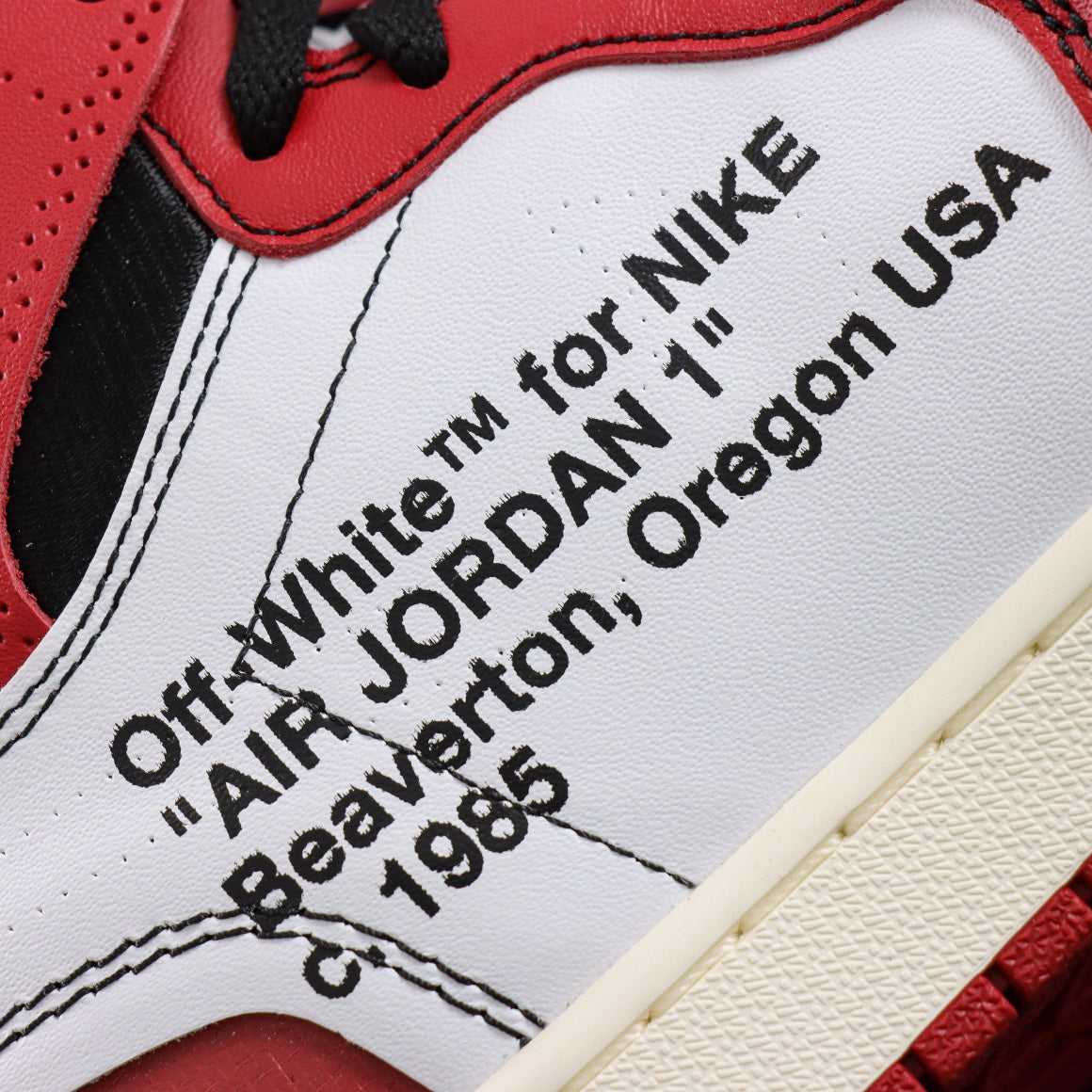 OFF-WHITE x Air Jordan 1 Retro High The Ten Chigago