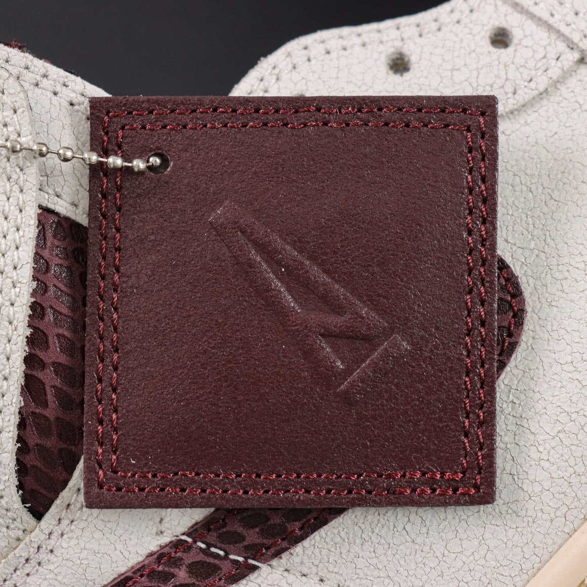 A Ma Maniére x Air Jordan 1 Sail and Burgundy