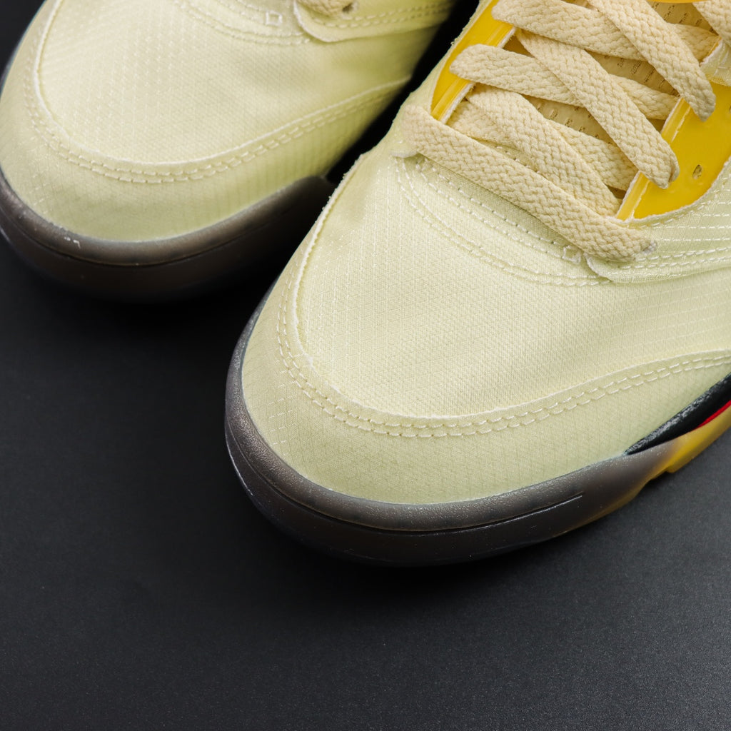 Off-white x Air Jordan Retro 5 SP "Sail"