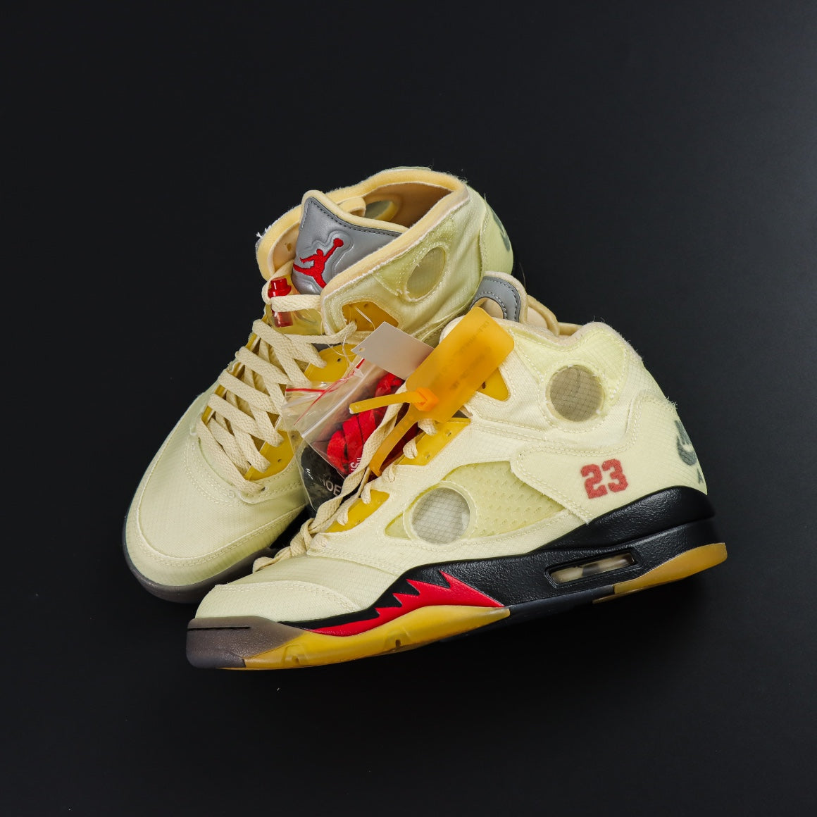 Off-white x Air Jordan Retro 5 SP "Sail"