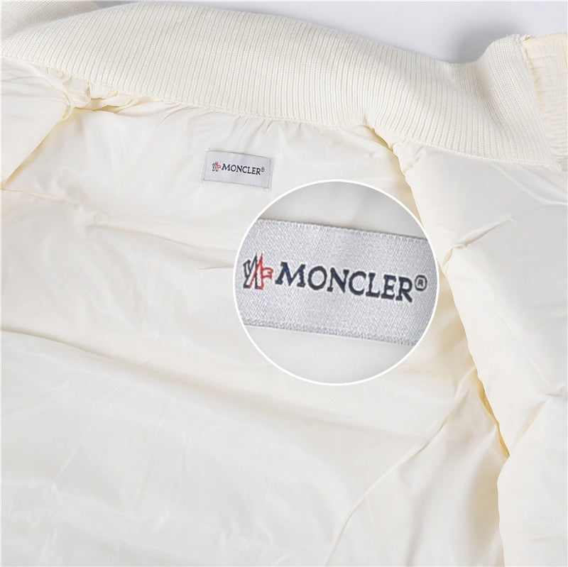 Knitted-panels puffer