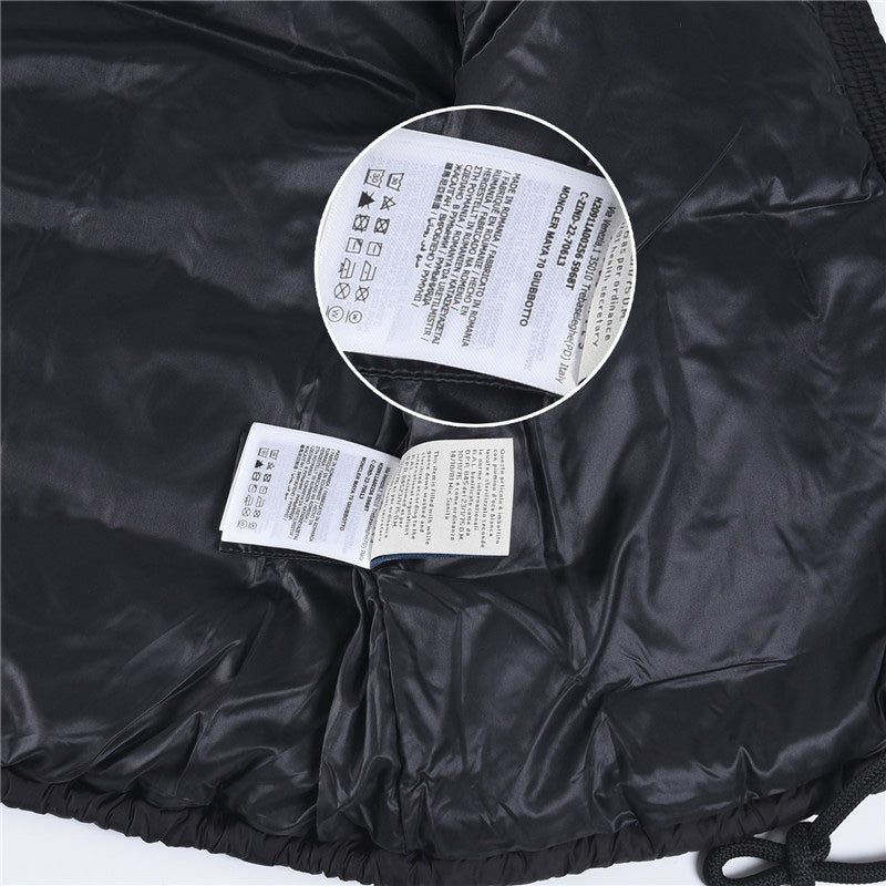 Knitted-panels puffer